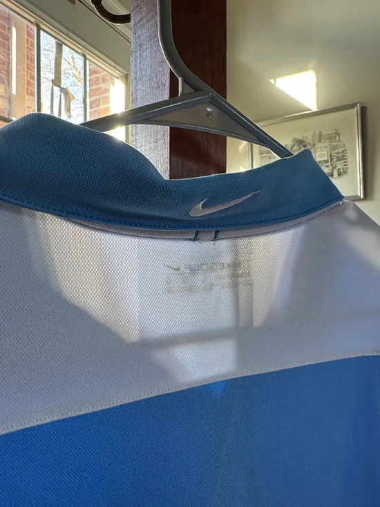 Nike Laurel Valley Arnold Palmer Blue Short-Sleeve Polo Shirt - Picture 6 of 6